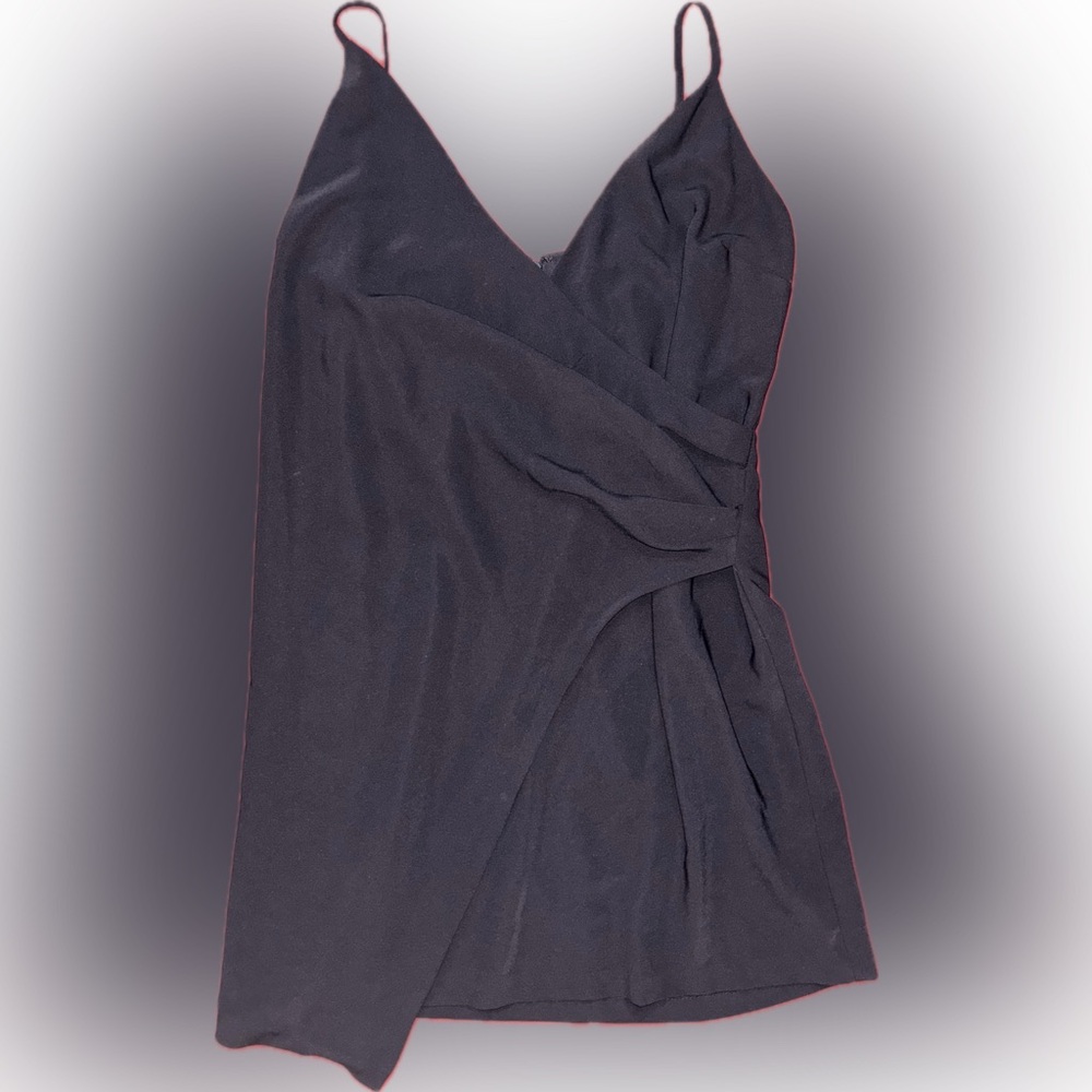 WAYF Asymmetrical Mini Dress